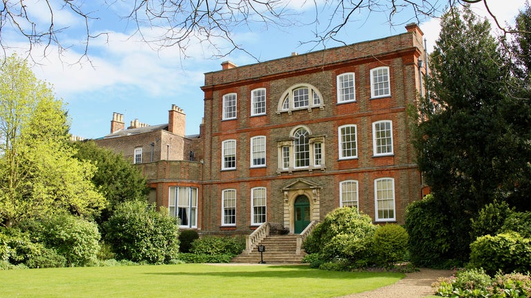 The back of Peckover House and Garden, Cambridgeshire